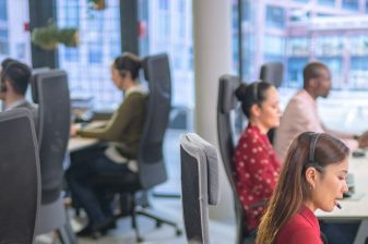 Our team of Move Managers at Anglo Pacific answering queries from customers and taking enquiries.
